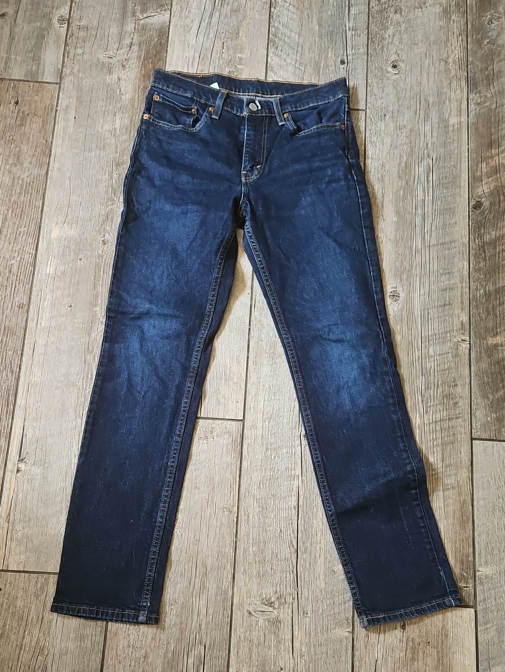 Levi's Men's Dark Indigo Slim Straight Jeans